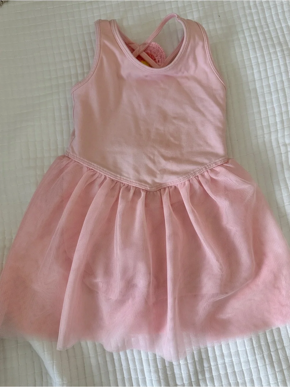 Old Navy Pale Pink Tulle Tank Dress